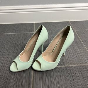 mint green bcbgeneration heels